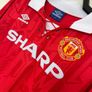 Man United Retro Home Jersey 92/94 Image 3
