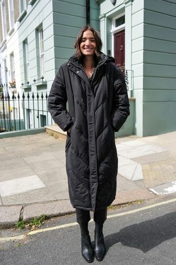 Longline Winter Coat Size Large
