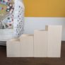 Wooden candle holders x 4 Image 3