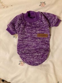 Gorgeous Dog Jumper Purple Brand New Size Small