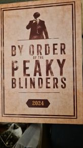 By Order Of The Peaky Blinders 2024. Beautiful 2024  Diary Unused And In Mint Condition. Hardback In Very Good Condition.