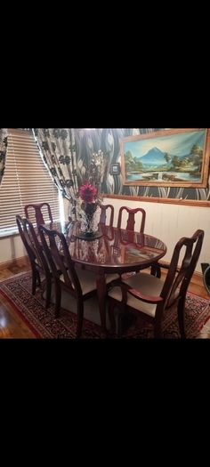 table and chairs