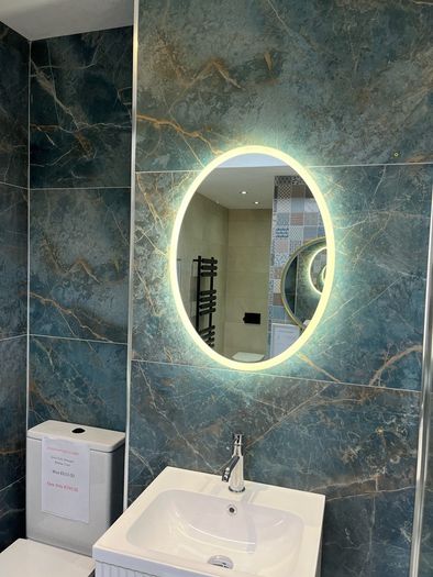 EX Display Tavistock Aster Oval LED bathroom mirror