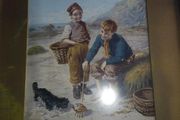 Vintage Classic Framed picture Print.  46.7 x 42 cm.
