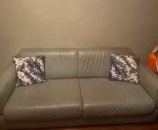 Natuzzi Visconti leather sofa bed