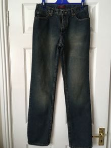 Vintage Whistles Denim Jeans  -1990 s - Straight Leg  Size 10