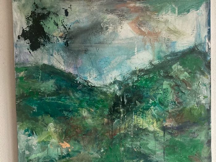 Large Original Painting Original Irish Landscape Framing Option The Wicklow Way Irish Valley Art Wicklow Dublin Kerry Original Irish Art