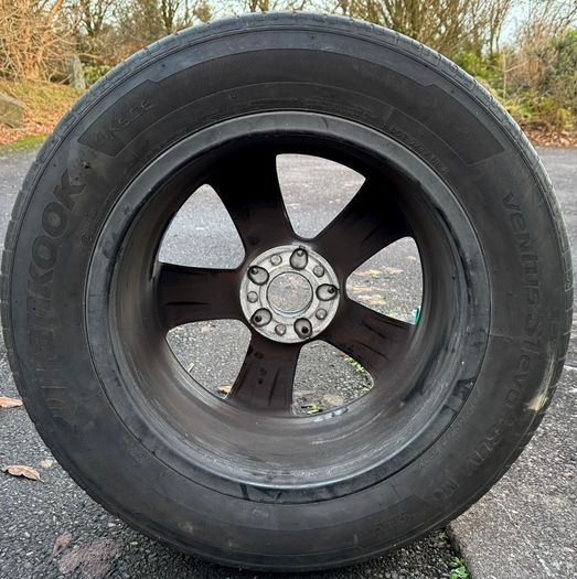 Alloy Wheel with Partial Used Tyre