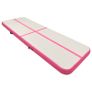 Inflatable Gymnastics Mat with Pump 400x100x15 cm PVC Pink Image 3