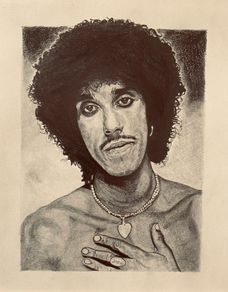 Phil Lynott Drawing (Printed copy)