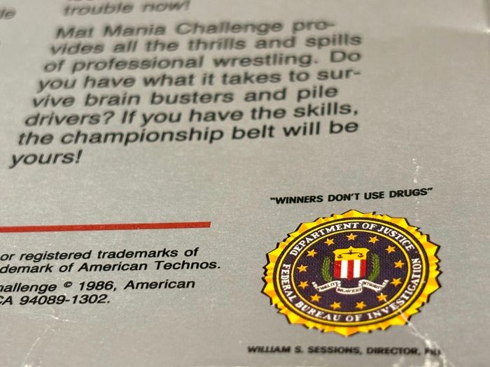 Mat Mania Challenge for Atari 7800 - Boxed