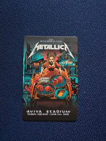 Metallica Dublin Fancard 21 june