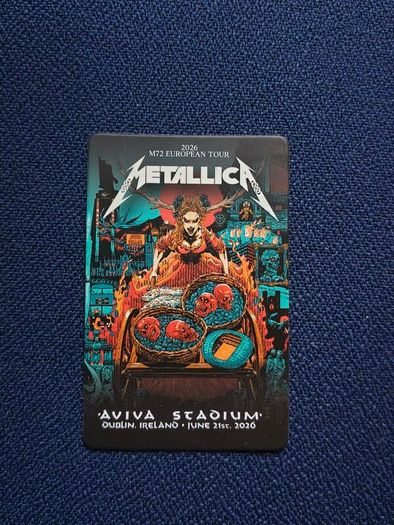 Metallica Dublin Fancard 21 june