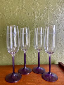 Laurent Perrier champagne glasses