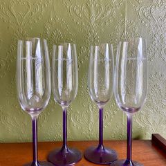 Laurent Perrier champagne glasses