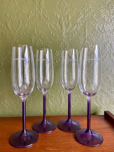 Laurent Perrier champagne glasses