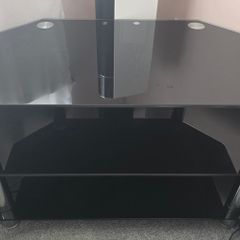 Glass TV unit table