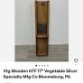 Vintage Wooden Waefa Vegetable Slicer Image 6