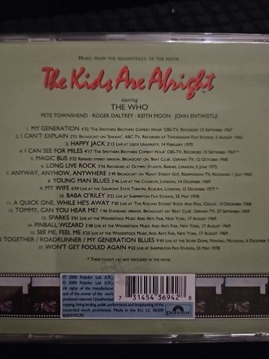 The Who - The Kids Are Alright.