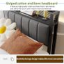 3ft Single Bed Frames with Storage Headboard Image 5
