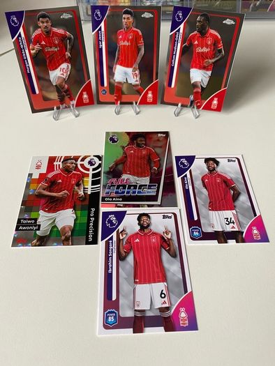 2025/2026 Topps Chrome and premiere league topps cards