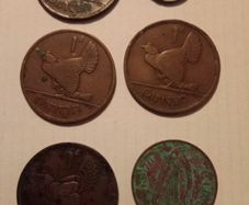 6 Irish coins
