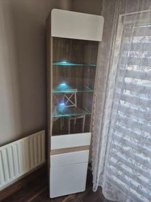 cabinet high gloss with light