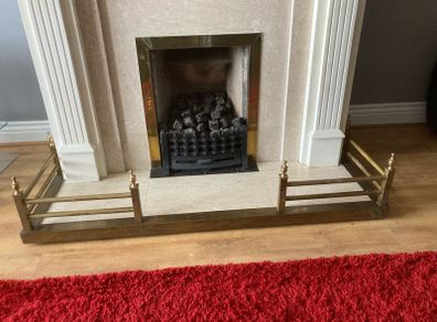 Brass Fireplace Surround