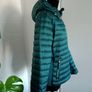 Mark & Spencer down feather emerald green warm jacket size 14 Image 2