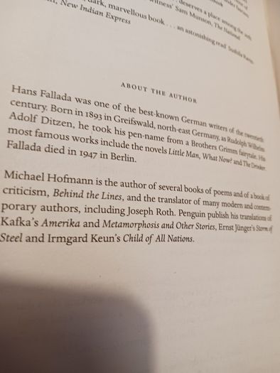 Hans Fallada/ Alone in Berlin/2009