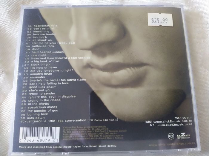 Elvis - No.1s Cd