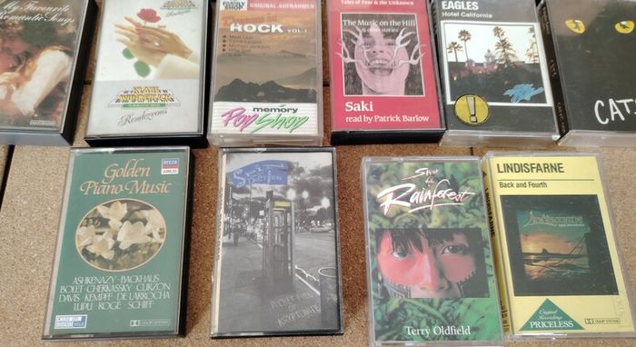 Ultimate Vintage Cassette Tape Collection - 28 Albums (70s/80s/90s Rock, Pop, Reggae & Rare Tapes)