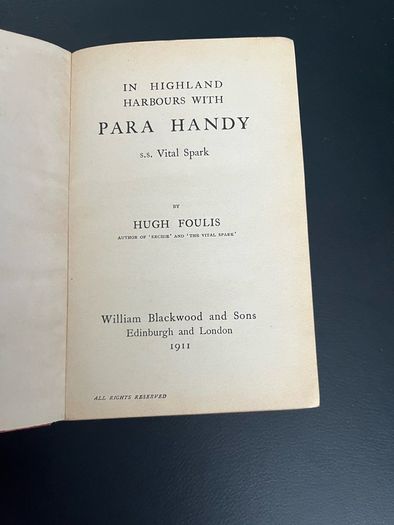 In Highland Harbour with para handy