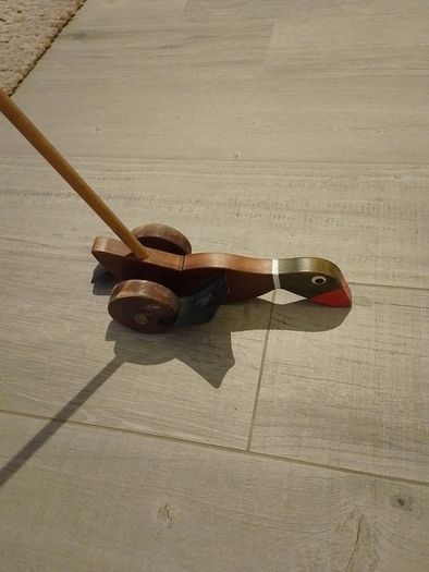Vintage Wooden Waddle Duck
