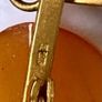 Vintage .6rk gold plated Russian Baltic Amber brooch Image 9