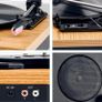 Bluetooth Portable Vinyl Turntable, Belt Drive 3 Speed 33/45/78 RPM Vinyl LP Player, with 2 Built-in Stereo Loudspeakers, Supports RCA, Bluetooth Vintage Phonograph (FREE POSTAGE) Image 5