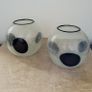 Vintage aventurine art glass vases Image 2