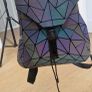 Holographic Geometric Reflective Back Pack Image 2