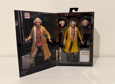 Back to the Future Part 2 Ultimate Series 7 Inch Action Figure - Doc Brown (Yellow Jacket)