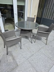 Patio table and chairs