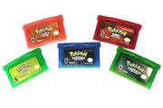 Game Boy Advance Pokemon Game Card NDSL/GBM/GBASP GBA Game Cassette Classic Hot Selling Pocket Monster Red, Blue, Emerald, Fire Red Green Leaf