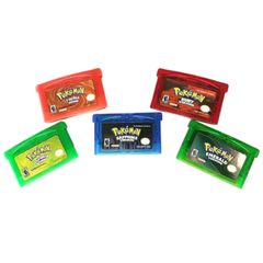 Game Boy Advance Pokemon Game Card NDSL/GBM/GBASP GBA Game Cassette Classic Hot Selling Pocket Monster Red, Blue, Emerald, Fire Red Green Leaf