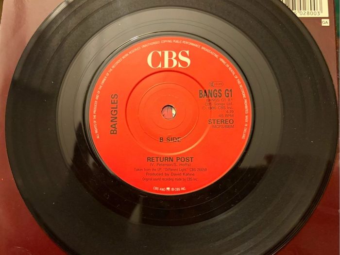 The Bangles Walking Down Your Street  BANGS G1 Special Fold Out Edition