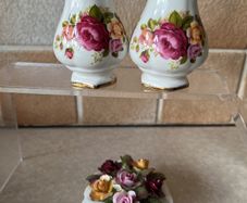 Royal Albert Old Country Rose Pisy Fliwers & Pepper& Salt set