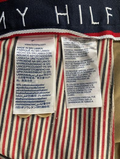 2 Pairs Of Tommy Hilfiger Chinos 34/32