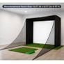 Golf simulator enclosure and impact screen Image 3