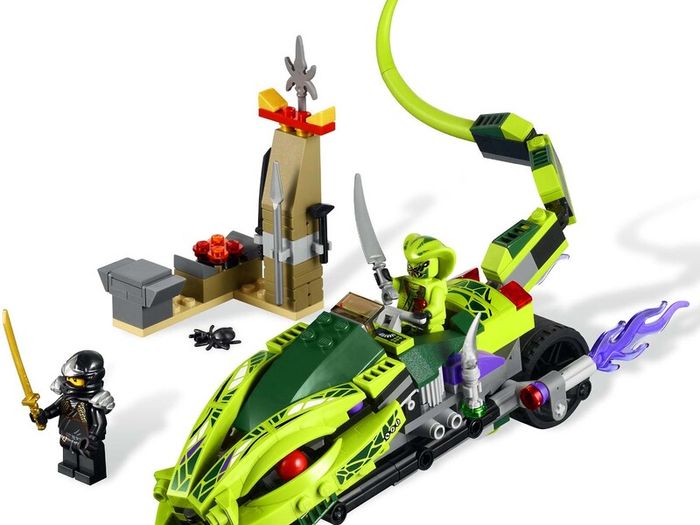 Lego Ninjago 9447: Lasha's Bite Cycle (2012) 100% Complete (NO BOX)