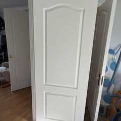 Two interior wood doors