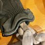 Genuine Army Combat Leather Gloves Size S Image 4
