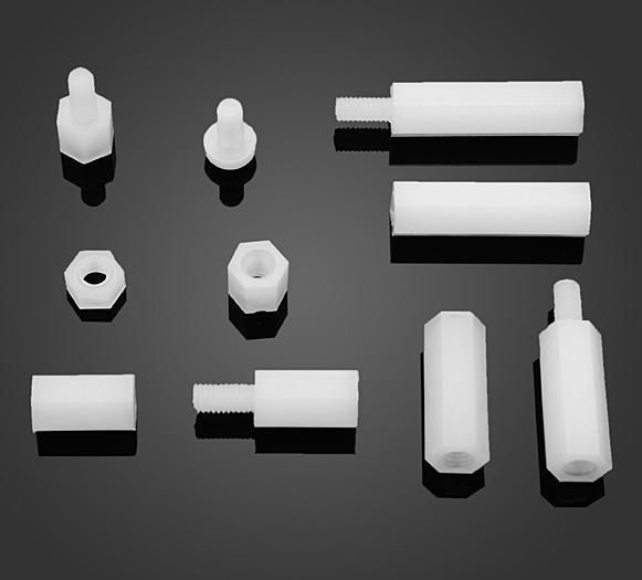 Nylon Hex Spacers Assortment Kit, M3, 120pcs
